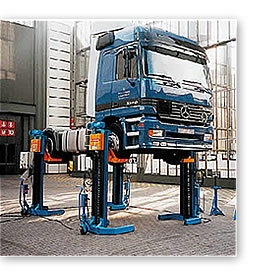 Radgreifer als LKW-Hebebühne